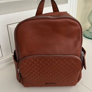 Vera Bradley Brown Leather Backpack. Excellent condition inside and out!